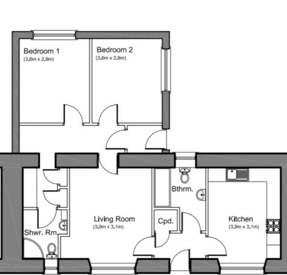 5 Riverside Place Thurso. 2 Bed, 2 Bathrooms. Exterior foto